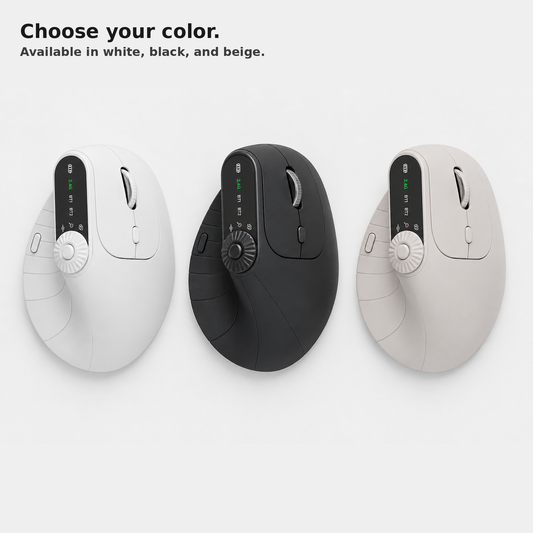The Vertical Mouse That Ends Wrist Pain — Multi-Device, Rechargeable